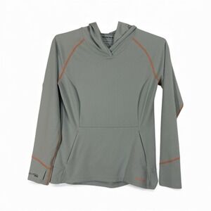 SIMMS HORIZONS SOLARFLEX HOODIE WOMENS SMALL BLUE LIGHTWEIGHT